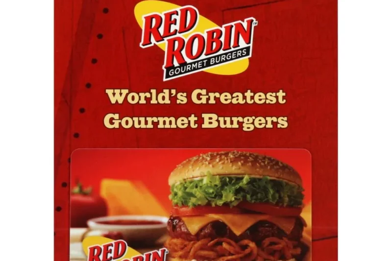 Printable Gift Certificates Red Robin