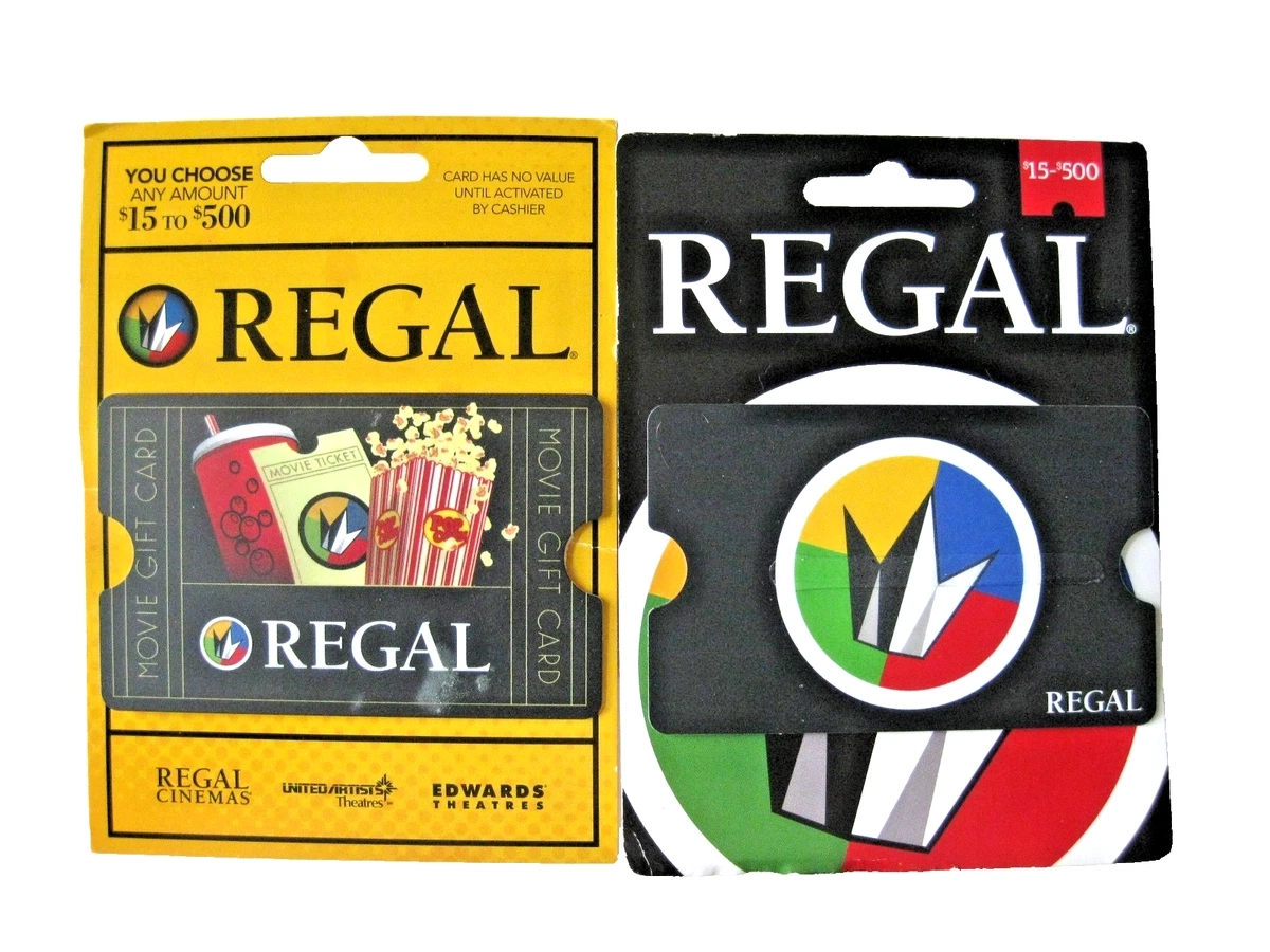 Printable Regal Movie Gift Certificates