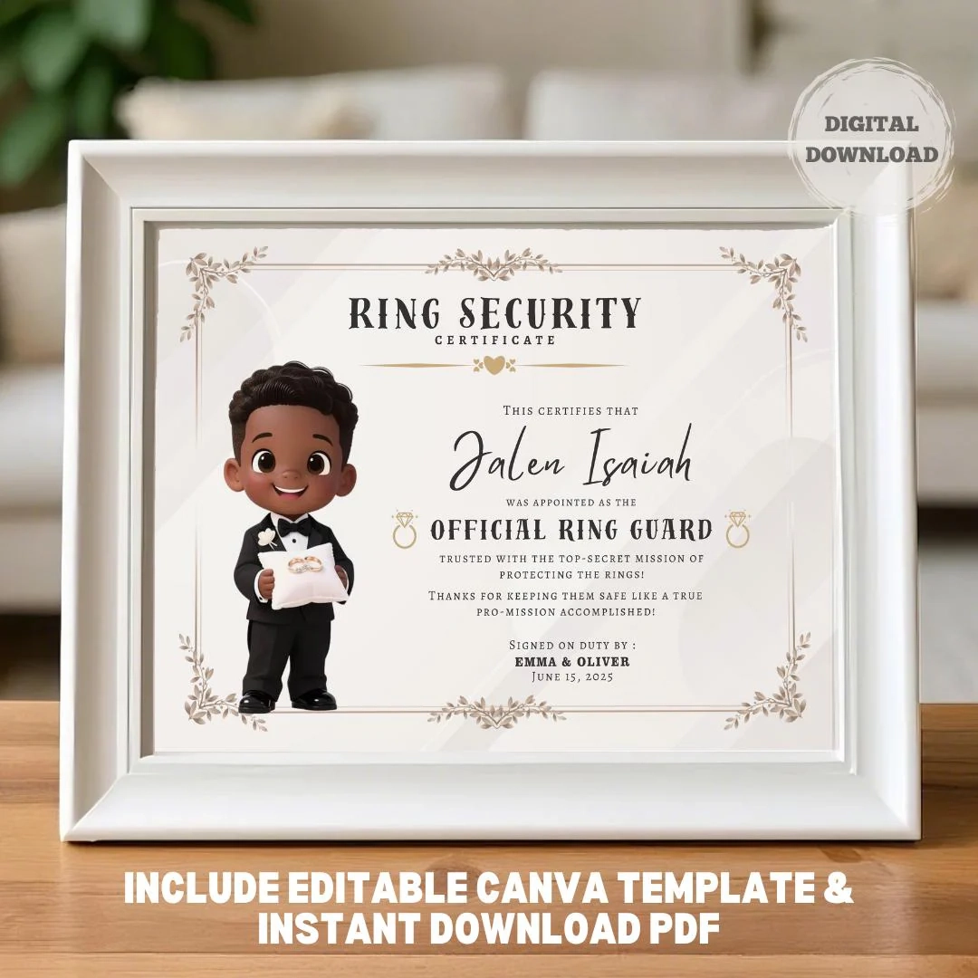 Ring Bearer Pdf Print Etsy Ring Bearer Pdf Print Etsy