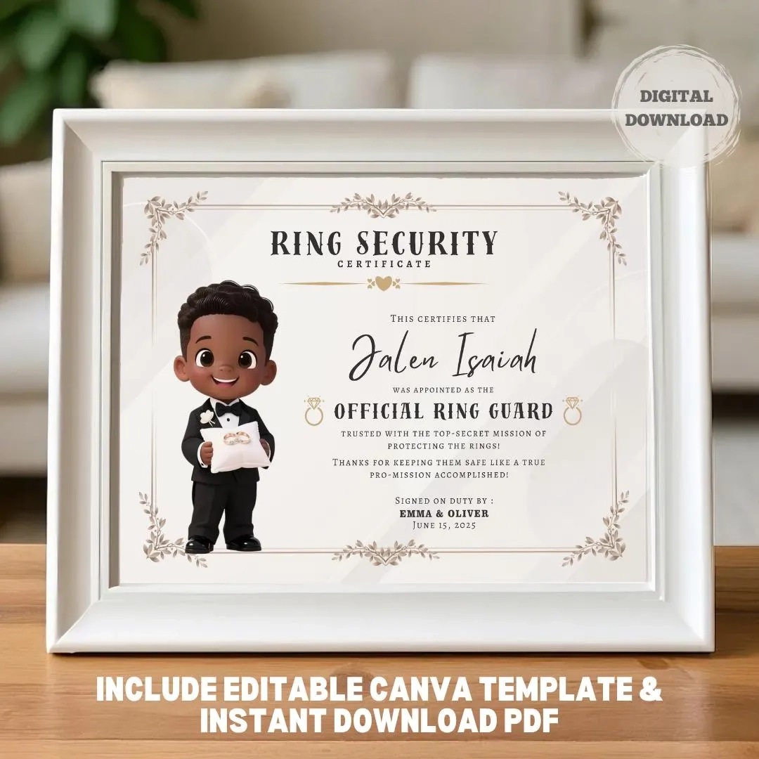 Ring Bearer Pdf Print Etsy Ring Bearer Pdf Print Etsy
