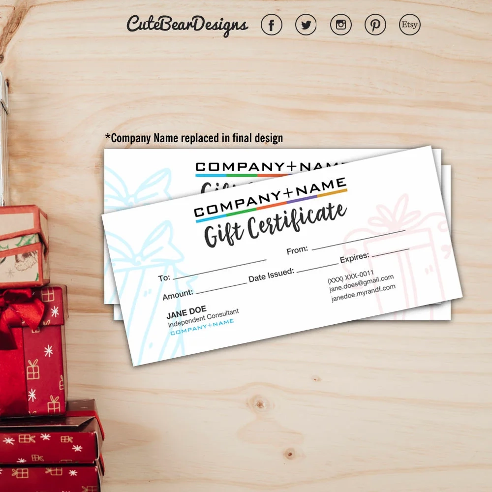 Printable Rodan And Fields Gift Certificate Printable Rodan And Fields Gift Certificate
