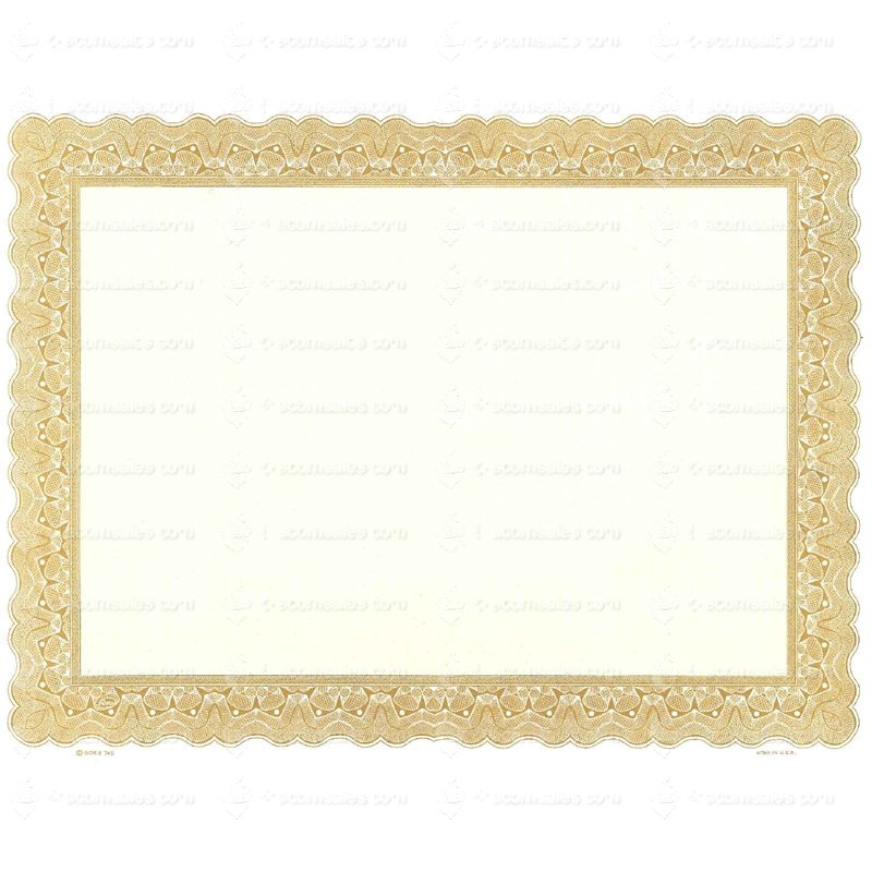 Shop Printable Blank Certificates Goes 2745 Certificate