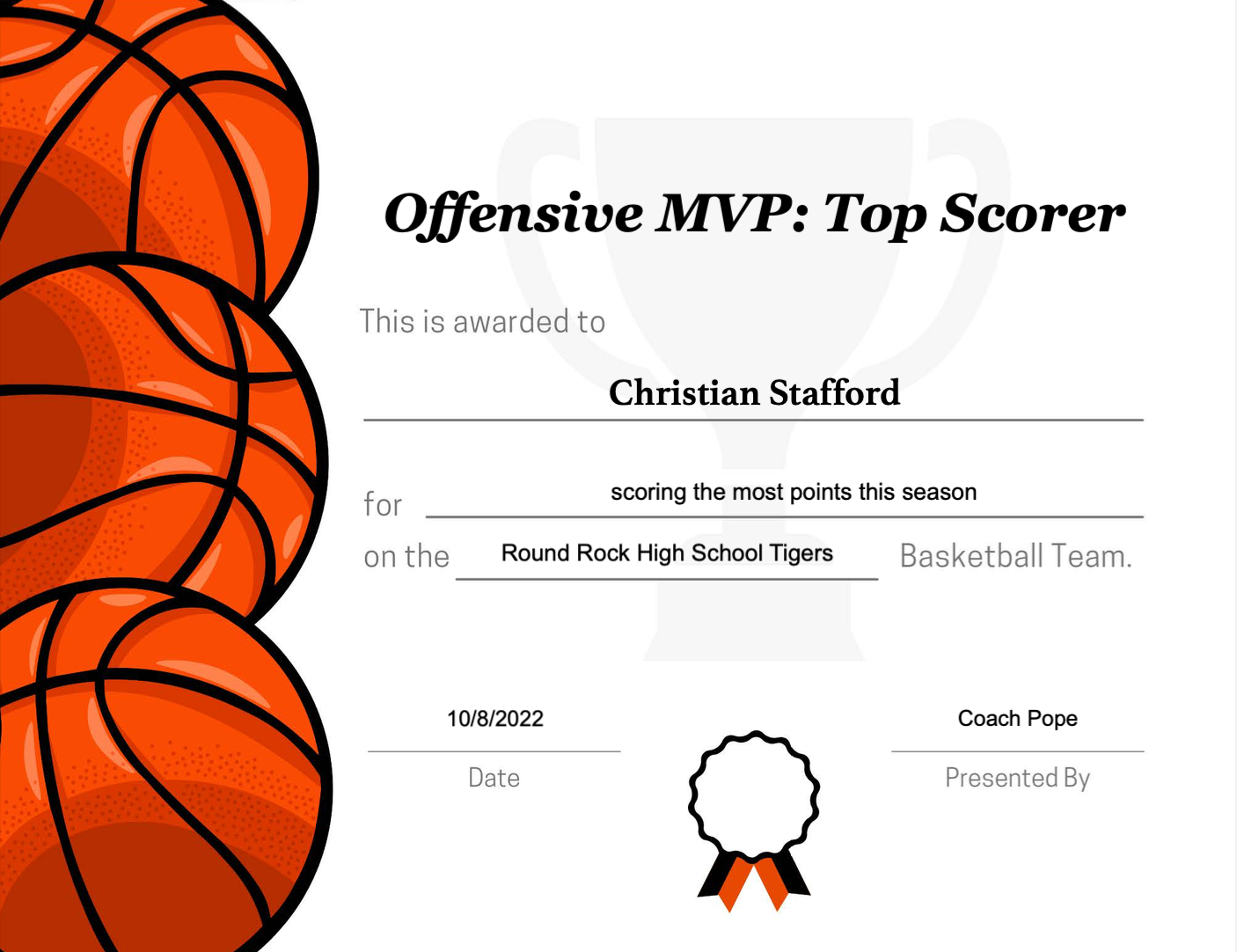 Printable Sports Certificate Template Printable Sports Certificate Template