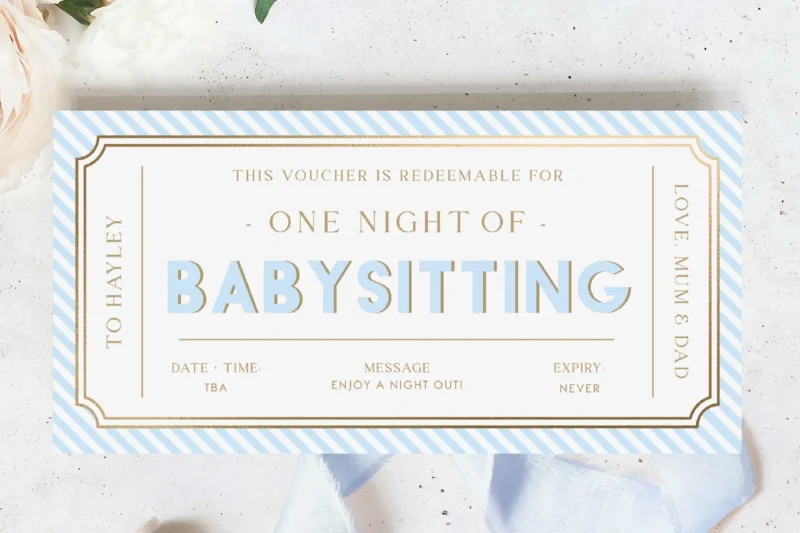Free Babysitting Certificate Printable