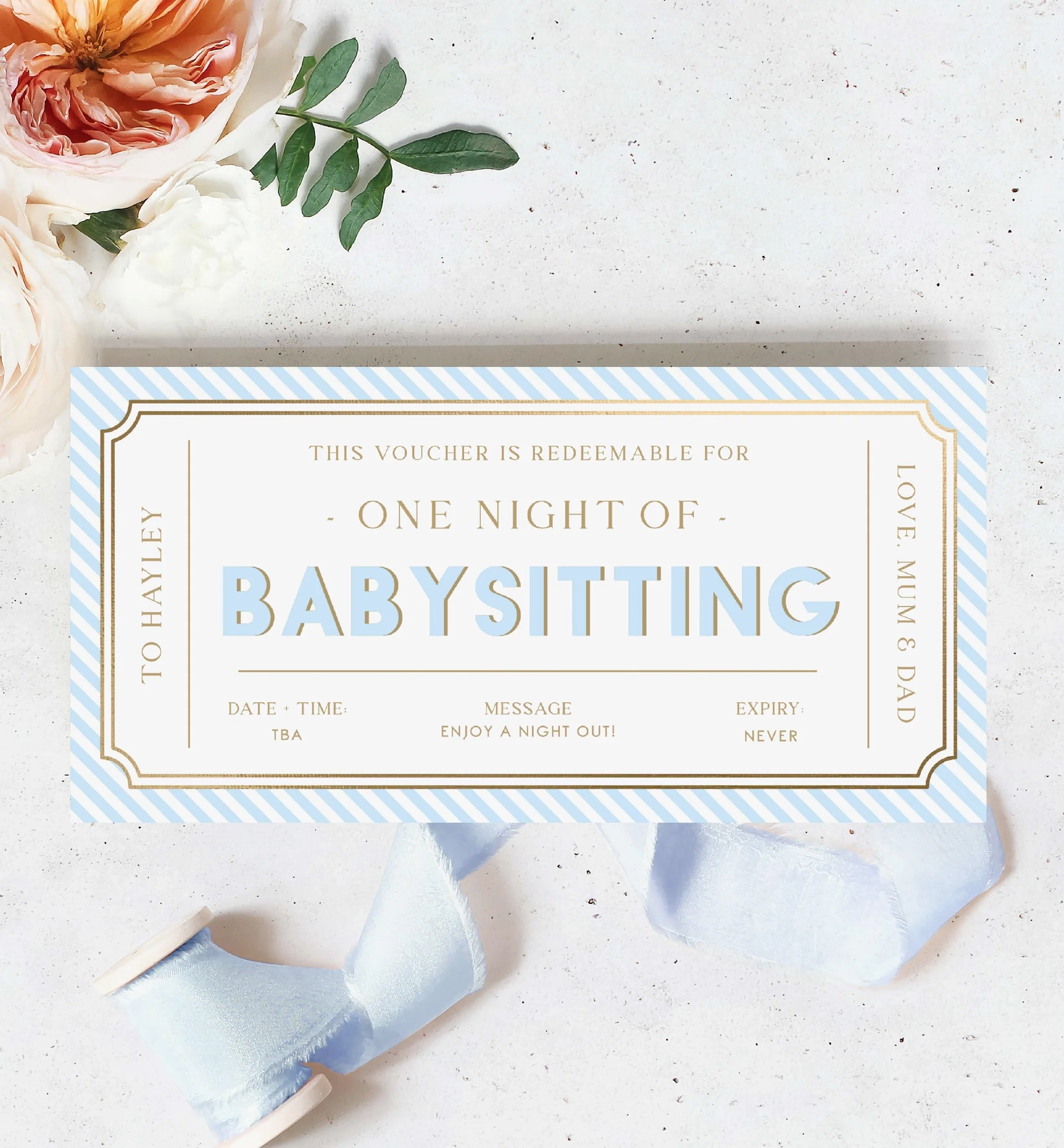 Printable Certificate For Free Babysitting Printable Certificate For Free Babysitting