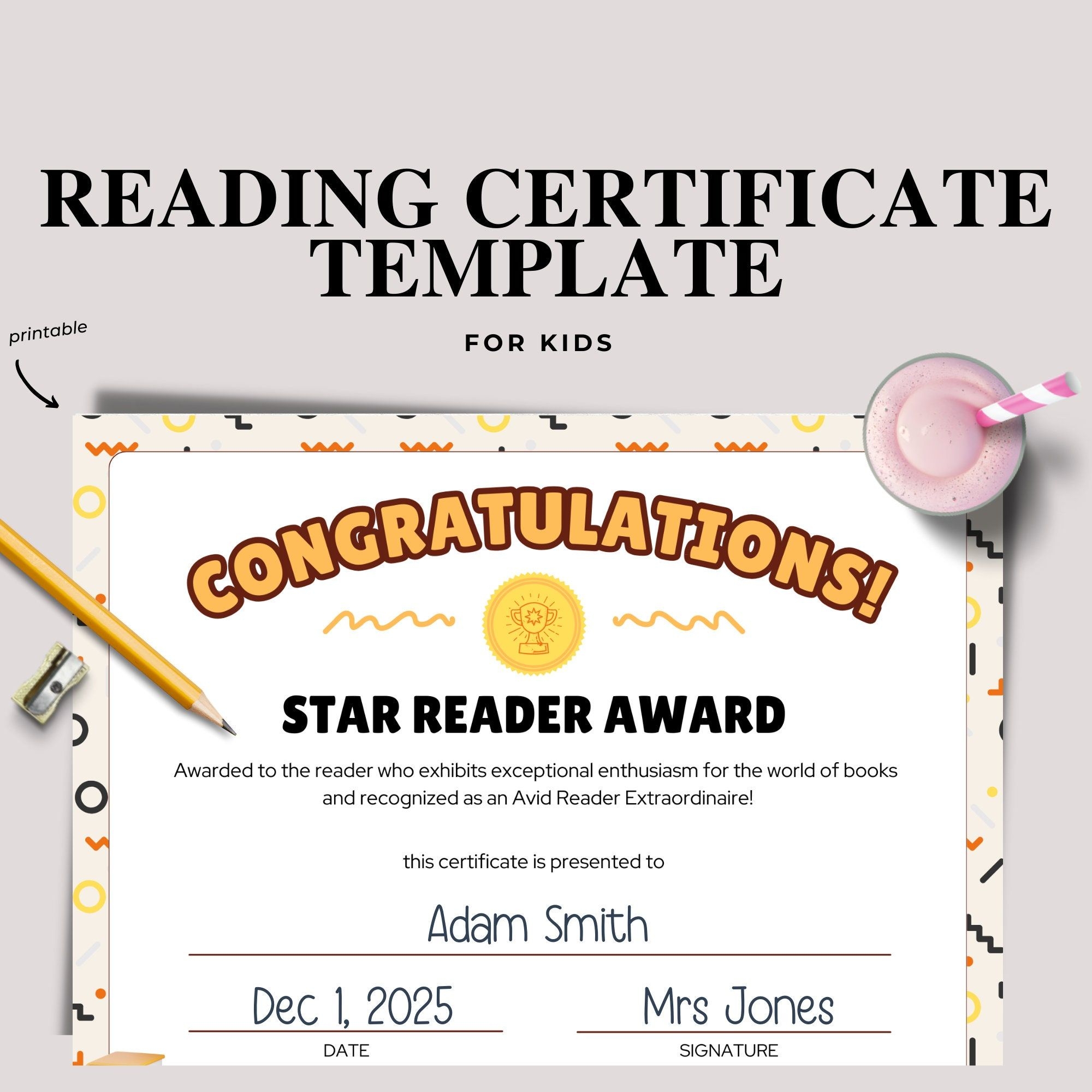Student 25 Pack Reading Achievement Certificates Star Reader Awards For Kindergarten Elementary School Kids Achievement Awards Student 25 Pack Reading Achievement Certificates Star Reader Awards For Kindergarten Elementary School Kids Achievement Awards