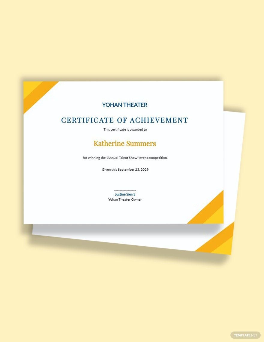 Free Printable Talent Show Certificates