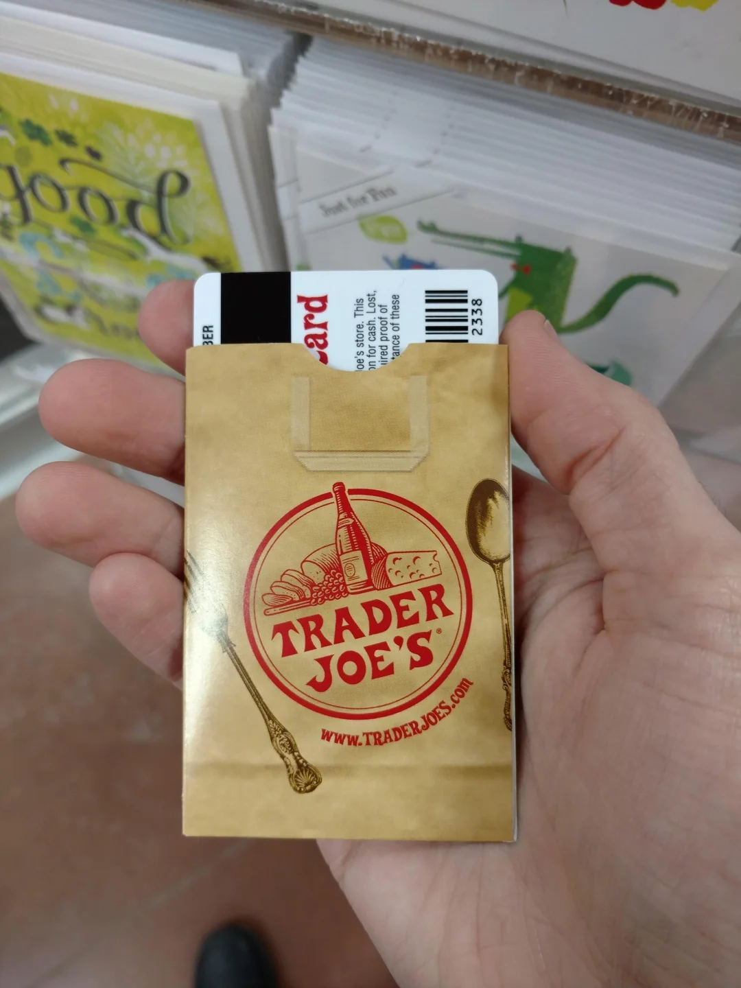 The Gift Cards From Trader Joe s Come With A Holder That Resembles A Grocery Bag R mildlyinteresting The Gift Cards From Trader Joe s Come With A Holder That Resembles A Grocery Bag R mildlyinteresting