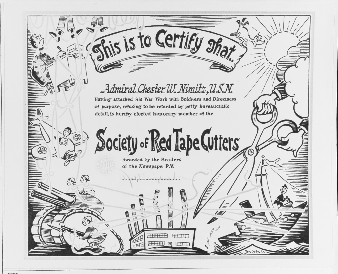 Unofficial Navy Certificates